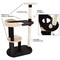 Pet Adobe Cat Tree 3 tier 42.25in high with 2 scratching posts Black and Tan by Pet Adobe 386931IHC - alternate 2